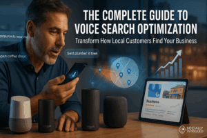 Voice search optimization guide local customer find your business socially intrigued digital marketing agency 2025